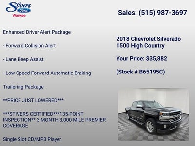2018 Chevrolet Silverado 1500 High Country
