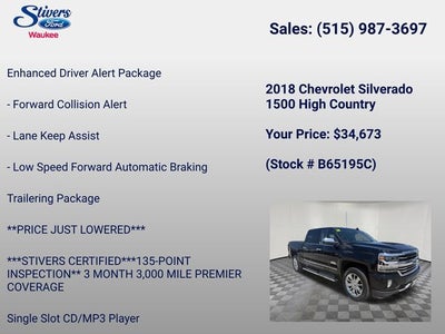 2018 Chevrolet Silverado 1500 High Country