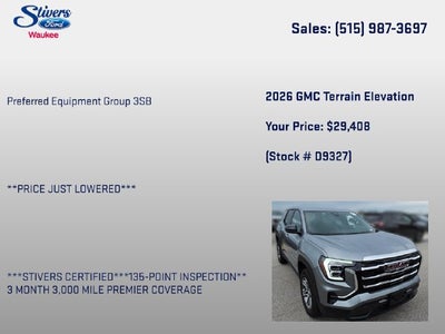 2026 GMC Terrain Elevation