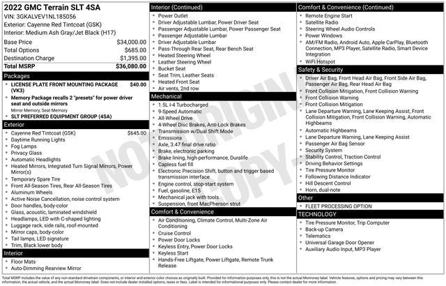 2022 GMC Terrain SLT