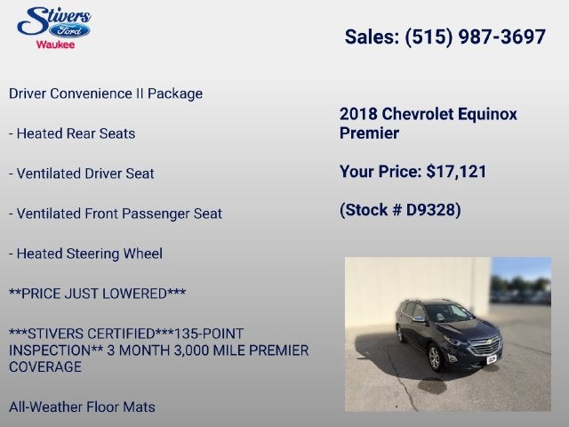 2018 Chevrolet Equinox Premier
