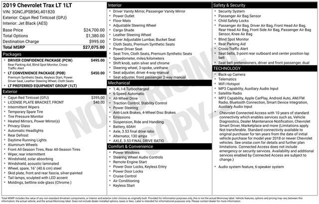 2019 Chevrolet Trax LT