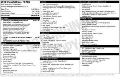 2020 Chevrolet Blazer RS