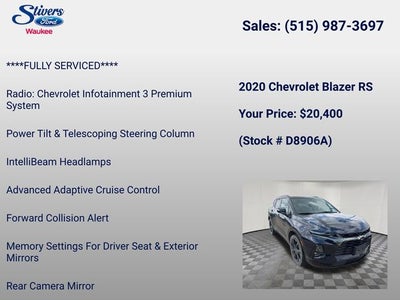 2020 Chevrolet Blazer RS