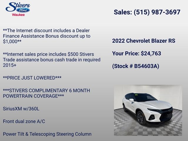 2022 Chevrolet Blazer RS