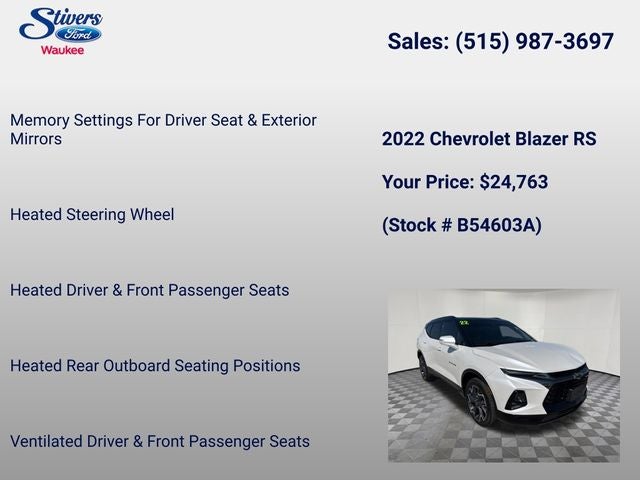 2022 Chevrolet Blazer RS