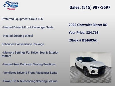 2022 Chevrolet Blazer RS