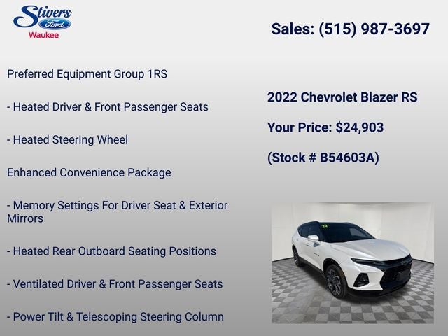 2022 Chevrolet Blazer RS