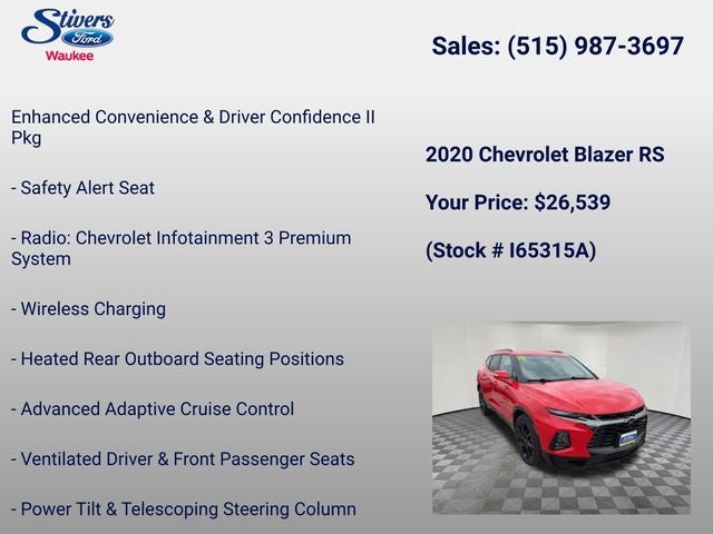 2020 Chevrolet Blazer RS