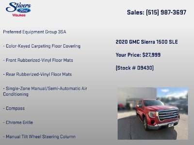 2020 GMC Sierra 1500 SLE