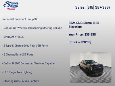 2024 GMC Sierra 1500 Elevation