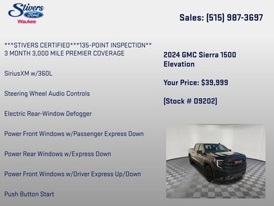 2024 GMC Sierra 1500 Elevation