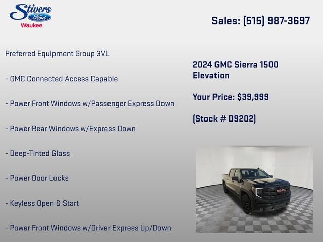 2024 GMC Sierra 1500 Elevation