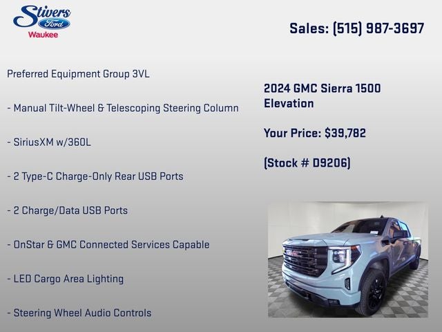 2024 GMC Sierra 1500 Elevation