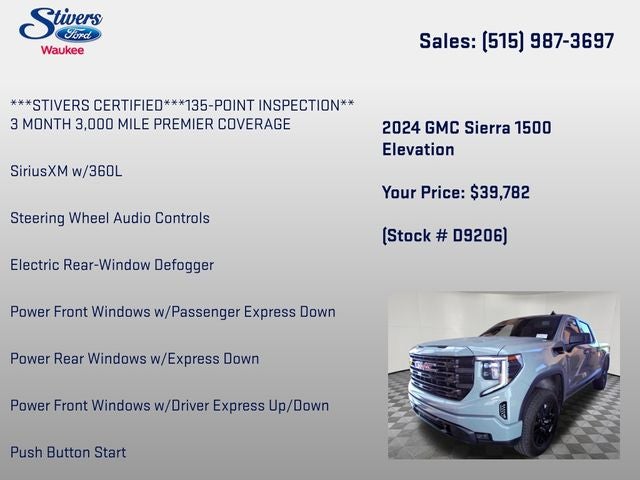 2024 GMC Sierra 1500 Elevation