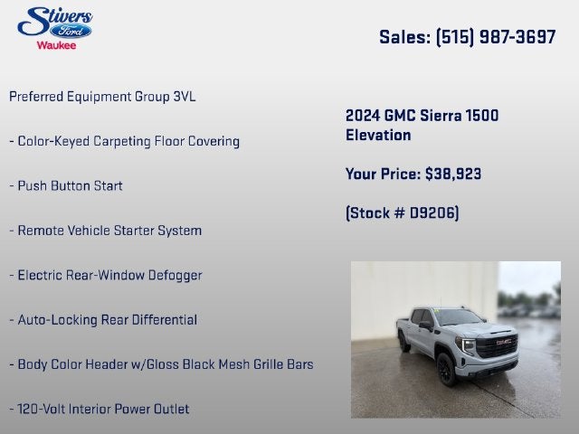 2024 GMC Sierra 1500 Elevation