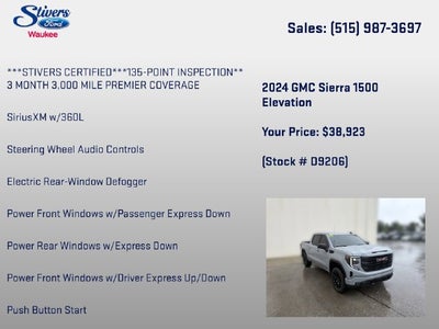 2024 GMC Sierra 1500 Elevation