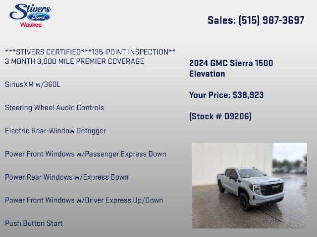 2024 GMC Sierra 1500 Elevation
