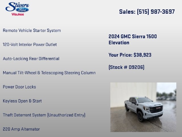 2024 GMC Sierra 1500 Elevation