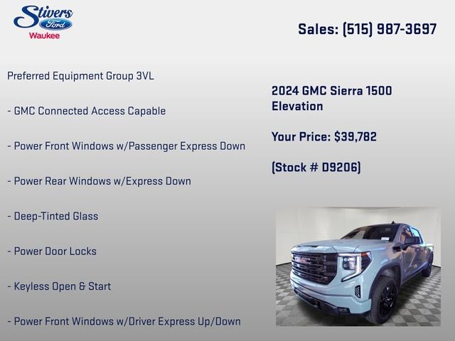 2024 GMC Sierra 1500 Elevation