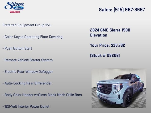 2024 GMC Sierra 1500 Elevation