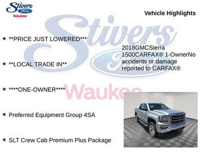 2018 GMC Sierra 1500 SLT
