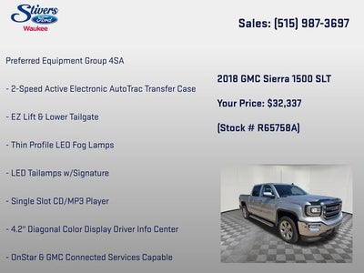 2018 GMC Sierra 1500 SLT