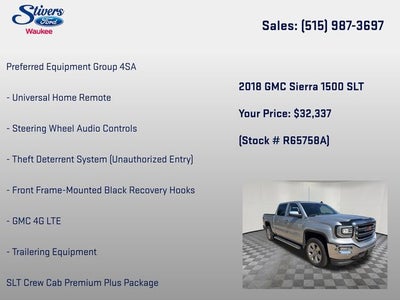 2018 GMC Sierra 1500 SLT