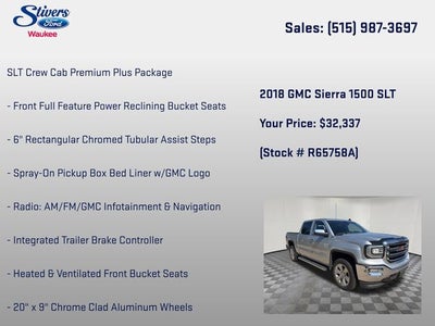2018 GMC Sierra 1500 SLT