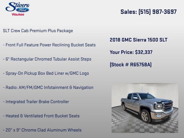 2018 GMC Sierra 1500 SLT