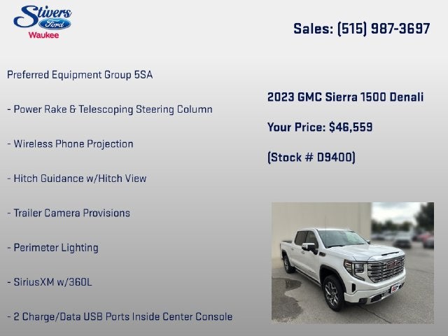 2023 GMC Sierra 1500 Denali