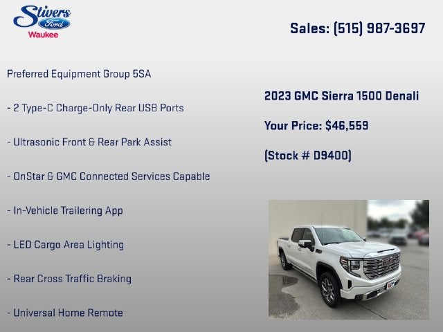 2023 GMC Sierra 1500 Denali