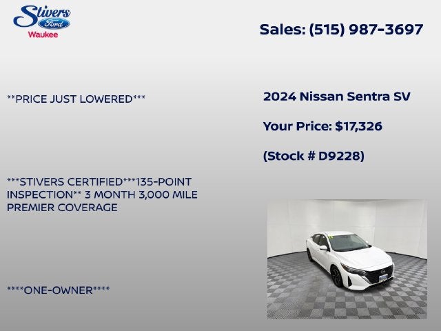 2024 Nissan Sentra SV