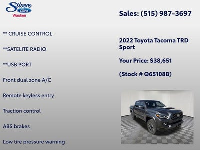2022 Toyota Tacoma V6