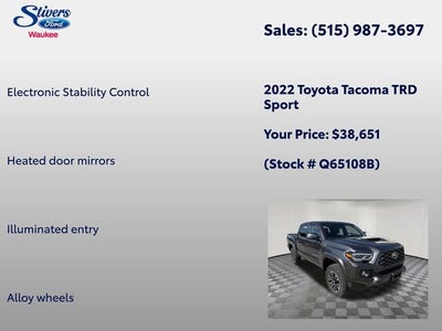 2022 Toyota Tacoma V6