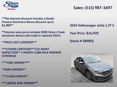 2024 Volkswagen Jetta 1.5T S