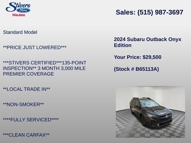 2024 Subaru Outback Onyx Edition