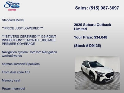 2025 Subaru Outback Limited