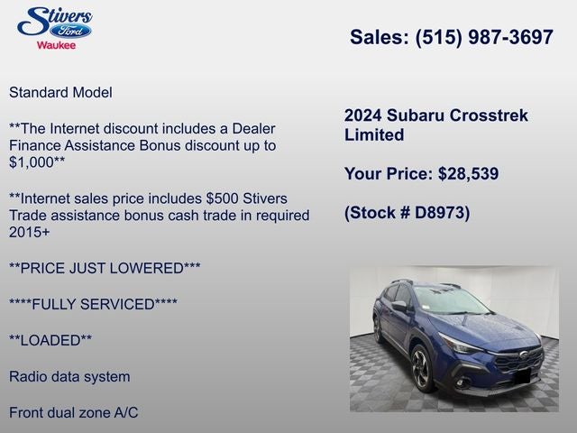 2024 Subaru Crosstrek Limited
