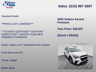 2025 Subaru Ascent Premium