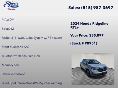 2024 Honda Ridgeline RTL