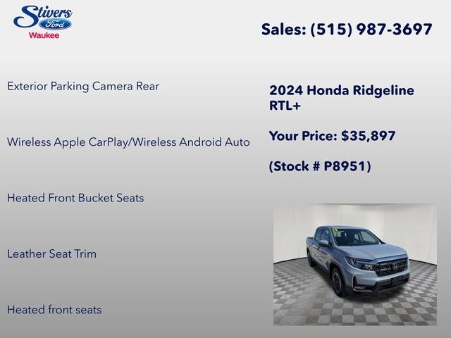 2024 Honda Ridgeline RTL
