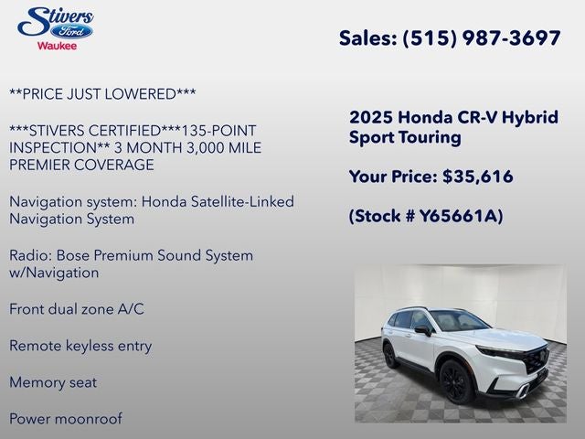 2025 Honda CR-V Hybrid Sport Touring
