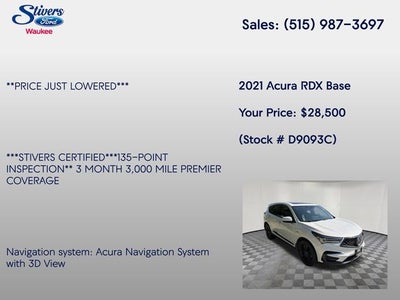 2021 Acura RDX A-Spec Package SH-AWD