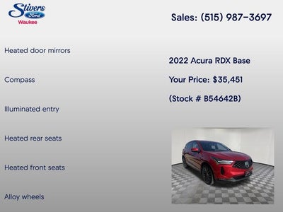 2022 Acura RDX A-Spec Advance Package SH-AWD
