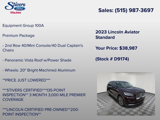2023 Lincoln Aviator Standard Premium