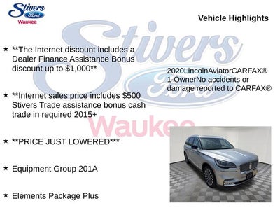 2020 Lincoln Aviator Reserve