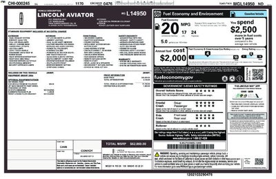 2021 Lincoln Aviator Reserve Premium