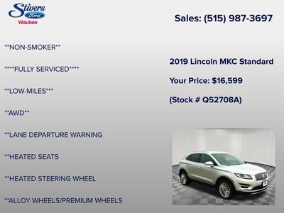 2019 Lincoln MKC Standard