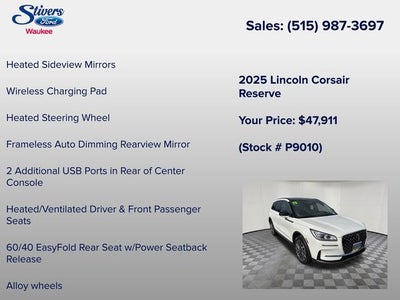 2025 Lincoln Corsair Reserve